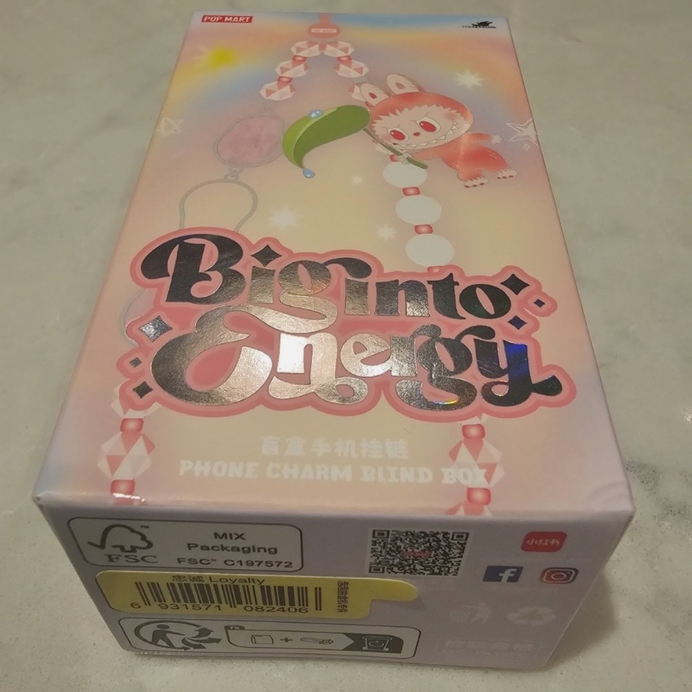 *UNOPENED* POP MART Big Into Energy LOYALTY Labubu Phone Charm Pendant
